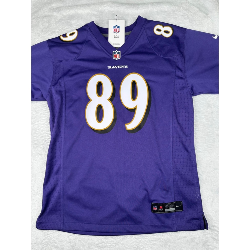 Nike Baltimore Ravens Mark Andrews 89 Jersey Youth Large 14/16 Purple NFL New